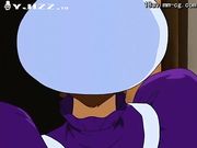 卡通动漫-淫魔对着自己的女神打飞机还想强奸她