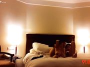 王悠悠肉色丝袜高跟诱惑大屌男友无套抽插最后内射