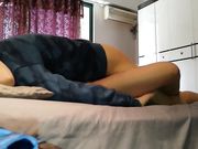 青花瓷旗袍肉丝模特美女高清无码露脸-1