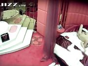 情趣酒店水滴摄像头监控偷拍很会玩的眼镜情侣各种姿势有点重温玉蒲团的感觉