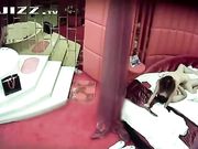 情趣酒店水滴摄像头监控偷拍很会玩的眼镜情侣各种姿势有点重温玉蒲团的感觉