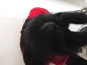 某商业大楼培训班赤裸裸的闯进女厕连续偸拍