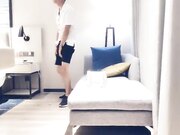 探花约灰裙妹子酒店近距离扣逼口交上位01