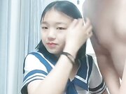 小嫩妹学生灵儿直播大秀学生服激情口交啪啪