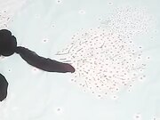 骚少妇双人床上的性爱口交啪啪 奶子晃人