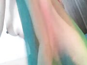 古装装扮女神全裸自慰热舞扭动双手搓奶