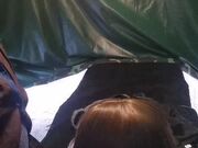 剧情演绎开档丝袜诱惑户外露营勾搭农民工激情啪啪 骚女全程露脸舔弄大鸡巴