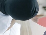 黑丝御姐巨乳美少妇大战头套男 足交调教 侧脸口交第一视角深喉1