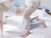 健身教练和瑜伽裤美女风流韵事-丝丝女神