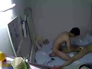 破解家庭摄像头TP小夫妇爱爱 女的还可以