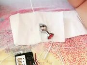 饥渴女奴随性玩弄 道具双插遥控控制玩弄骚逼和菊花 享受骚逼的口交暴力抽插