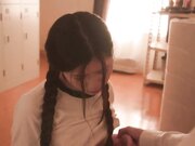 3年間洗脳し続けた巨乳生徒が顔射ペットに1