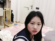 制服妹子被渣男男友拉回来直播做爱 深喉吃屌 无套女上位多角度深插打桩