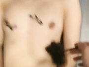 高颜值妹子演绎被尾随进屋带手铐口塞沙发上玩弄 道具JJ抽插呻吟娇喘