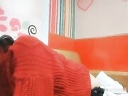 刚来娱乐城兼职没几天的胖学妹要求可以无套 但不能内射