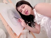 超主動騷氣美魔女畫家與學生的課後