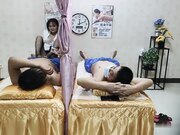 性爱那点事 黑丝制服女技师的强制4P 强制口交大鸡巴玩大骚奶子