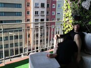 一大早就在阳台上爆操女友