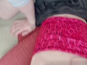 超级红衣黑短裙的勾引