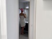 火辣巨乳大屁股淫荡脸的女孩最棒的69中出性爱