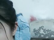 丸子头颜值不错嫩妹小情侣居家啪啪 沙发上后入抽插先来一发