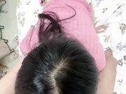 周未和姐姐单独在老家，姨妈刚走姐姐就不停在家发骚