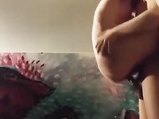 漂亮小女友吃鸡舔菊花 身材苗条 小娇乳多毛鲍鱼 跟大鸡吧眼镜男友啪啪