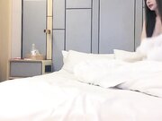 约了个高颜值篮衣妹子啪啪 互摸舔弄调情操再到床上后入猛操