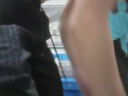 长相清纯极品蓝衣妹子 近距离特写口交上位骑坐大力猛操