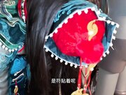 化身黑丝女僵尸被男道士深喉口爆，无套爆操内射