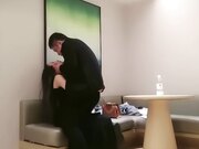 优雅黑色连衣裙，床上风情很销魂