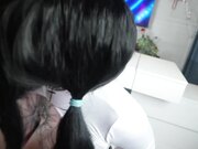 巨乳变态秘书被猛干 脸上射精操到高潮