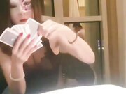 带老婆找单男 其实是她公司同事 摘下面具老婆羞愧的不想做了