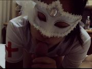 大战护士制服骚货被X哥舔的受不了