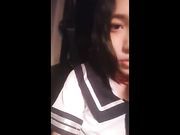 样子纯情的女主播穿着水手制服勾搭小车司机路边车震美女主播下面毛真多