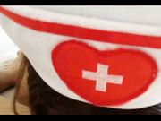 很会玩的情人穿护士制服口交最后狂射一脸（原创视频）