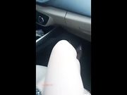 白嫩竹笋乳网红剧情演绎大冷天路边等车和司机车震