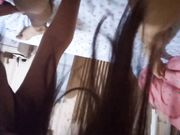 淫乱情侣邀单男一起玩3P超骚长发漂亮女友连体网衣前后洞齐开轮番爆操场面非常激情国语对白