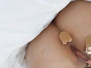 网红少女-鱼丸要吃粗面双马尾体操服创可贴自慰搞出血啦