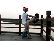 极品美艳少妇人间精灵旅游度假外拍露出野战，景点露出自拍