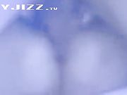 小骚逼就是狠 用骚穴把套套吹起来了