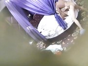 特色情趣酒店帘子房偷拍胖哥和斯文眼镜女友开房啪啪床边站着干