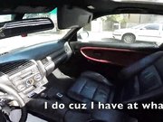 花臂富家公子哥开宝马接无毛美少女混血学生妹回家啪啪啪