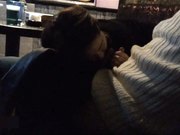 美女与欧巴在包厢里直接脱裤子吃屌带回宾馆后直接戴上狼牙套啪啪