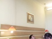 国产CD系列学生装的小伪娘旅馆完美口活被后入插爆