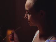 按摩室里内射小胸美容师