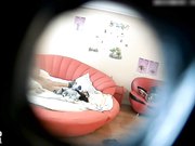 对白清晰酒店情趣大圆床偷拍大学生情侣激情妹子长得不错