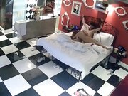 豪华马赛克房年轻情侣从浴室一直干到沙发还要整点sm