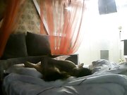 红帐房猥琐男把大胸美女网友衣服一件件扒掉后狠狠的干了2次