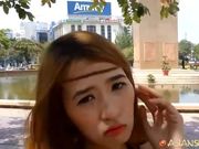 洋土豪米糕泰国行广场勾搭嫩妹啪啪穴小都不能整根插入